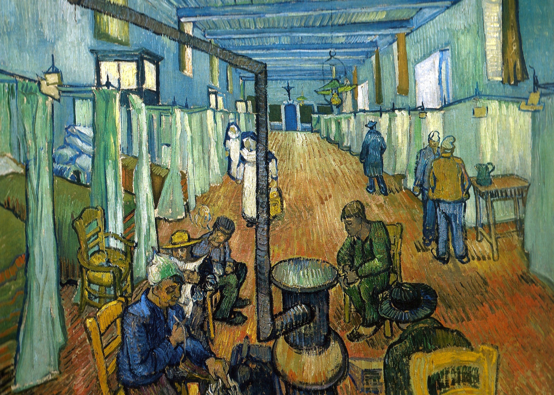 <p>Van Gogh's medical history has been a hotly debated topic despite little evidence to point to a proper diagnosis. More than 150 physicians have attempted various diagnoses, although very little is confirmed, according to the <a href="https://ajp.psychiatryonline.org/doi/10.1176/appi.ajp.159.4.519">American Journal of Psychiatry</a>. Mental illness, paired with excessive alcohol consumption, and the use of absinthe and other toxins make a proper diagnosis near impossible.</p>