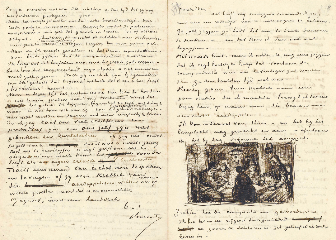 <p>Theodorus "Theo" van Gogh was a loyal friend to his older brother, Vincent, throughout their lives, with the <a href="https://mymodernmet.com/theo-van-gogh/">nearly 700 surviving letters</a> between them illustrating Theo's role as a confidante. As a prominent art dealer who popularized the avant-garde, impressionism, and post-impressionism art movements, many attribute Vincent's fame to Theo.</p>  <p>He supported Vincent financially throughout the years and encouraged and supported his artistic practice. Vincent sent Theo numerous works after he had created a collection of 150 paintings while in a mental asylum, and Theo secured 16 of his works exhibition spots, which were well-received and began to gain traction before Vincent's death.</p>  <p>After his brother's death in 1890, Theo's health declined rapidly; he died just six months later, in January 1891.</p>