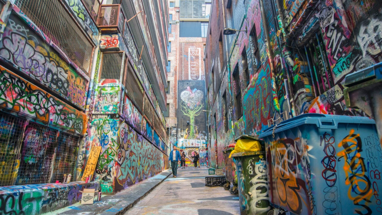 <p>Melbourne is truly a city of artists, meaning it was simply made to be walked through leisurely with your loved ones. You can find street art on almost every corner, but the places that stand out are Hosier Lane, Keith Haring Mural, and AC/DC Lane.</p>