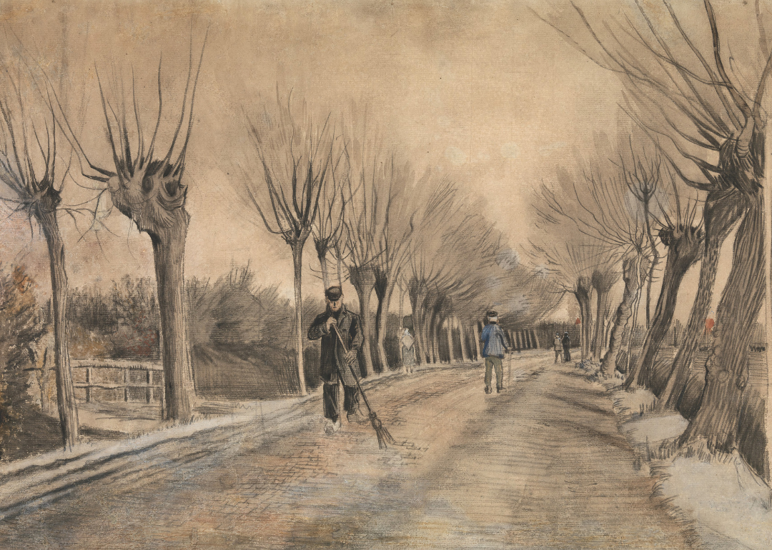<p>The artist Van Gogh was largely <a href="https://www.metmuseum.org/toah/hd/gogh/hd_gogh.htm">self-taught</a> and received <a href="https://www.vangoghmuseum.nl/en/stories/friendships-for-better-and-for-worse?_ga=2.96604508.2137091437.1673304309-1530506351.1673304309&_ga=2.96604508.2137091437.1673304309-1530506351.1673304309#3">criticism</a> for his unique style while in art school. At 27, when beginning his career, he studied at an <a href="https://www.vincentvangogh.org/biography.jsp">artists academy in Brussels</a> under the tutelage of Anthon van Rappard for nine months.</p>  <p>When Van Gogh moved to The Hague, Netherlands, in 1881, he again joined an artists academy and <a href="https://www.vincentvangogh.org/biography.jsp">took classes from</a> his cousin by marriage, Anton Mauve, before they had a falling out. While these short stints in art school may have drawn some inspiration for Van Gogh, the best strides in his work were pushed by his personal experiences.</p>