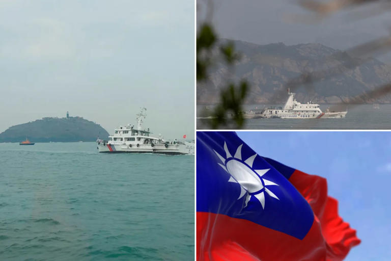Taiwan warns off Chinese coast guard boats again as tensions simmer