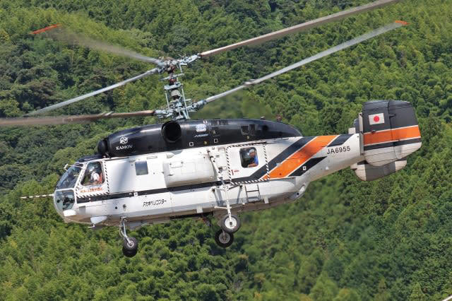 静岡ヘリポート 2021年9月13日撮影 JA6955 カモフ Ka-32A11BC アカギヘリコプター