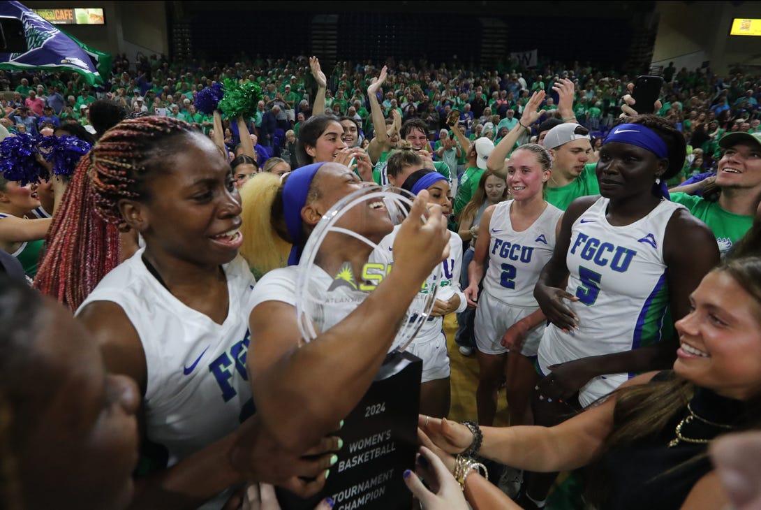 FGCU Beats Central Arkansas For ASUN Women's Basketball Title, Earns ...