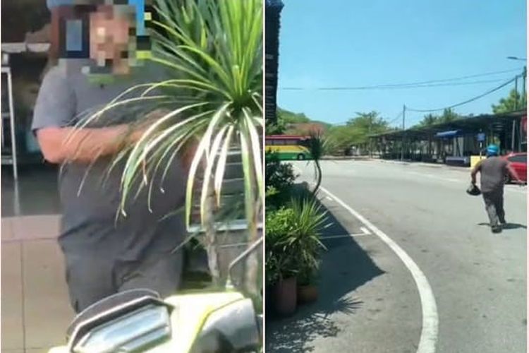 viral video petugas malaysia buru muslim yang tak berpuasa, ada warga yang berlarian