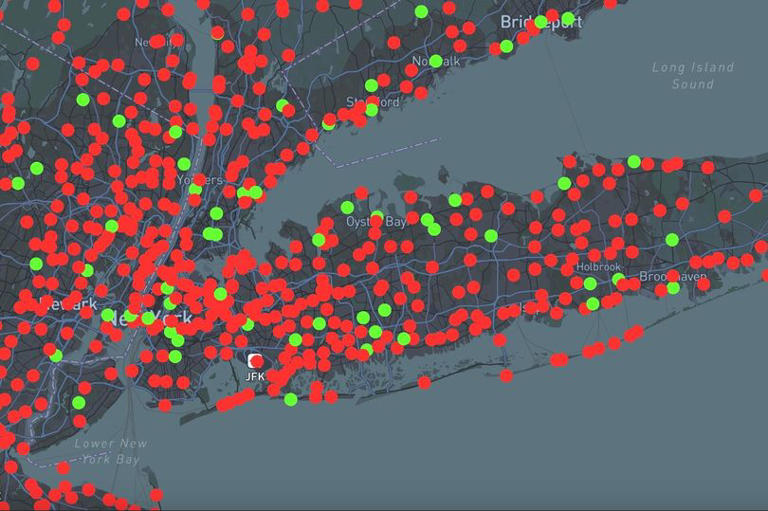 New York UFO sightings MAPPED in new interactive graphic showing all ...