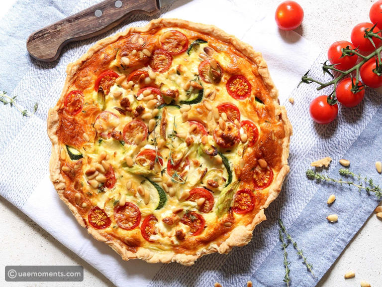 Ramadan Recipes: Zucchini Tomato Quiche