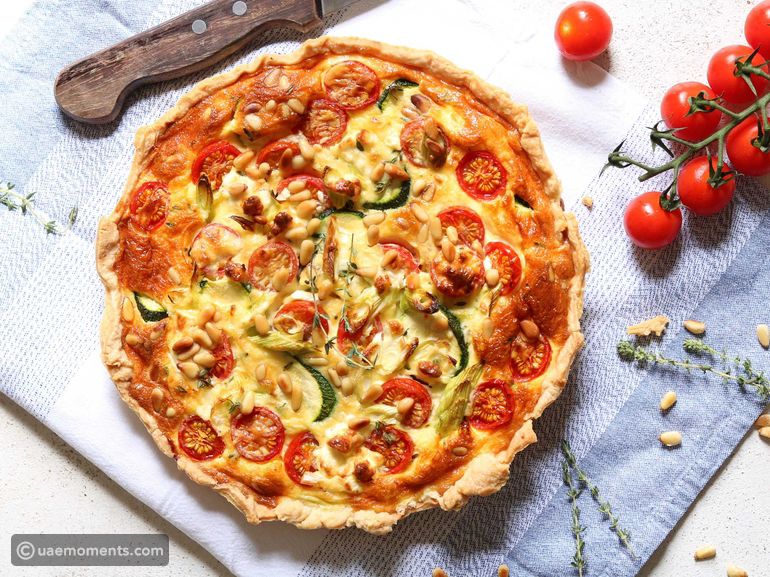Ramadan Recipes: Zucchini Tomato Quiche