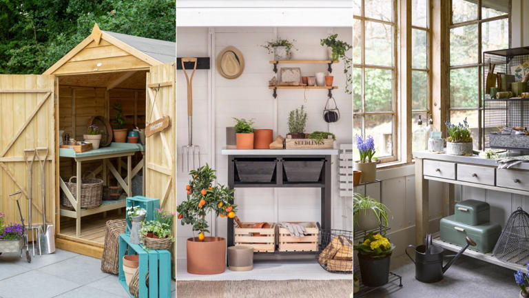 How to organize a potting shed: 8 space-saving ways to tame tools