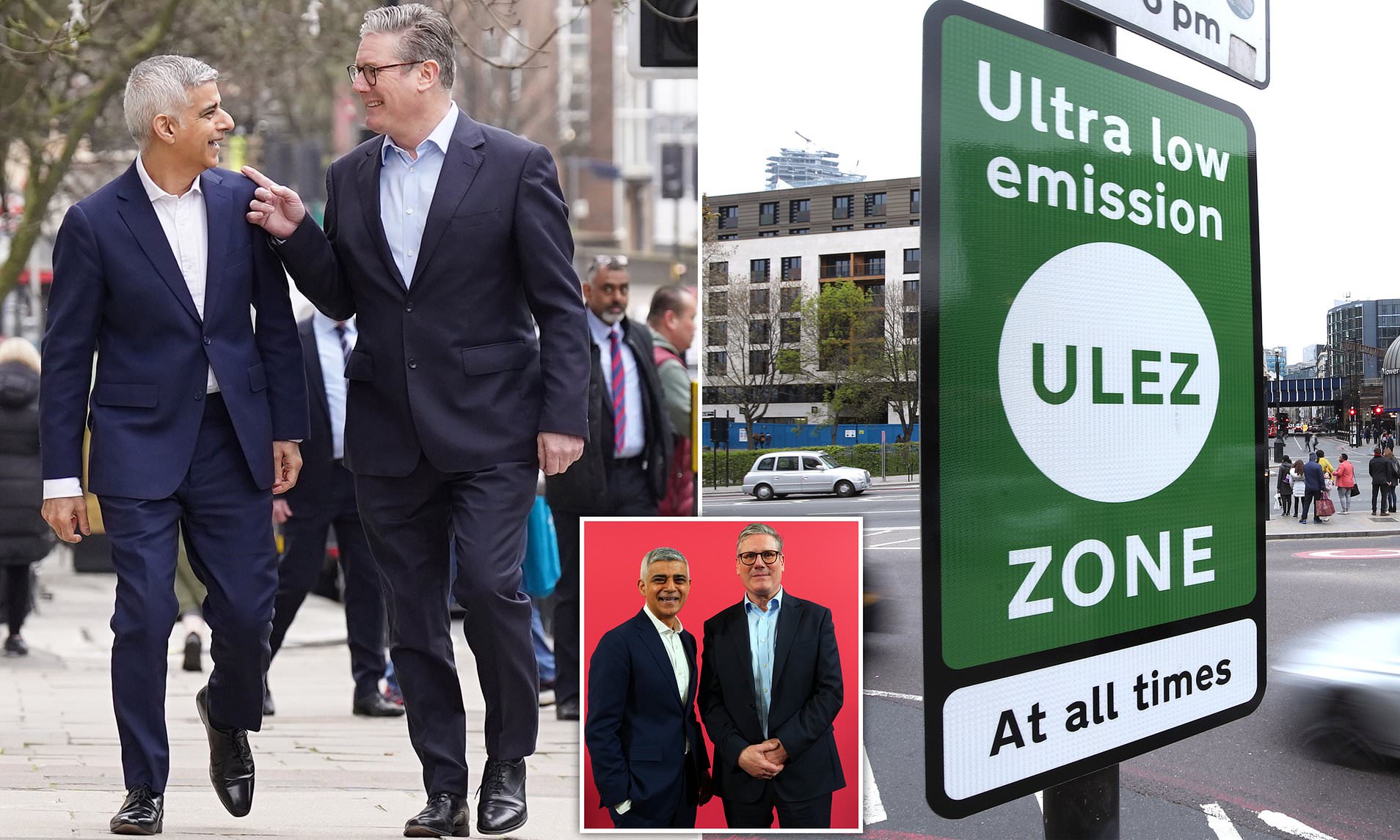 Keir Starmer Praises Sadiq Khan's Hated ULEZ Expansion As London Mayor ...