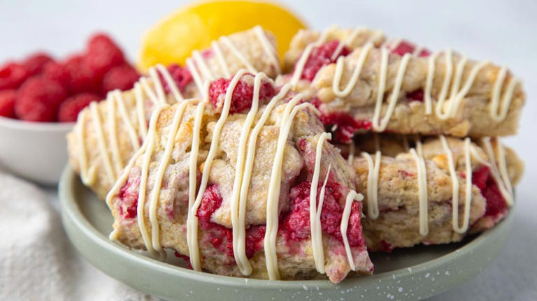 White Chocolate Raspberry Scones Recipe 3645