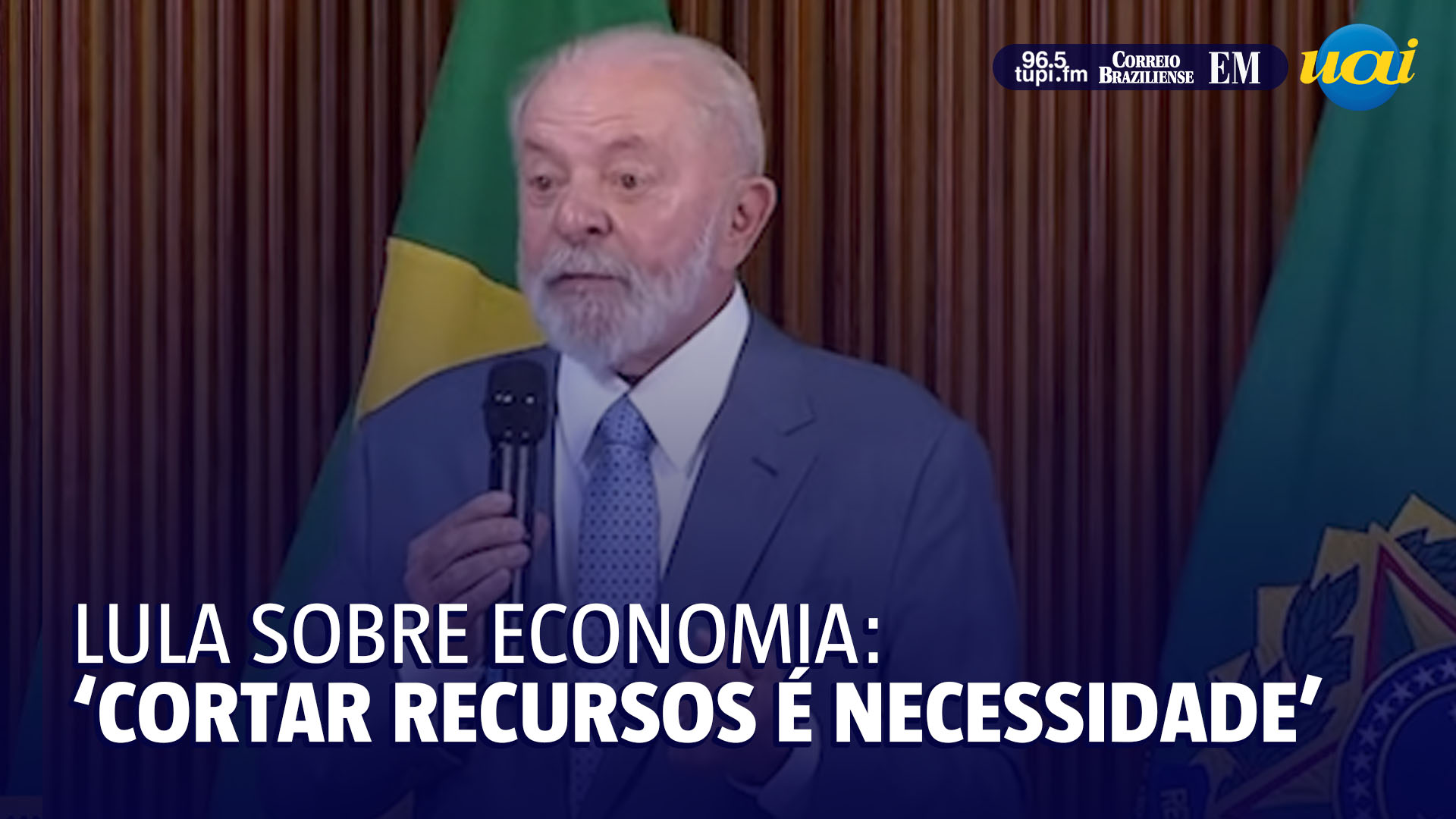 Lula sobre economia: “cortar recursos é necessidade”