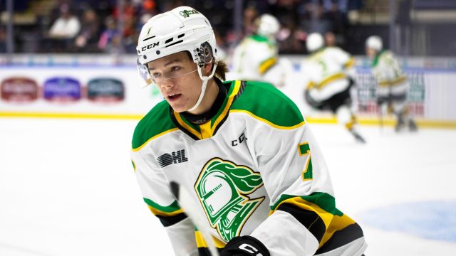 maple leafs prospect easton cowan named ohl’s most outstanding player