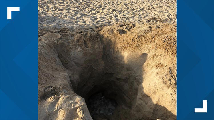 Kill Devil Hills officials warn of dangers of digging holes in sand