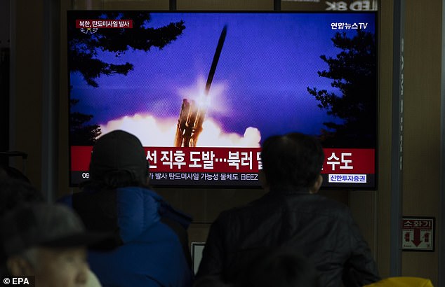 kim jong un tests ballistic arsenal while antony blinken visits south korea: north korea fires missiles off the coast after claiming joint us-seoul military drills were an invasion rehearsal