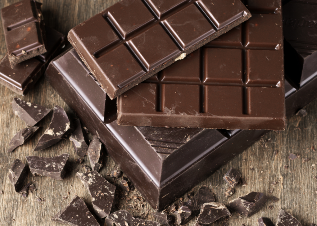 <p>Chocolate is one of the most commonly recognized toxins for dogs. The culprit is theobromine, an alkaloid that can cause cardiac arrhythmias and central nervous system dysfunction in dogs. Dark chocolate, semisweet chocolate, and unsweetened baker's chocolates are the most dangerous, while milk and white chocolates have smaller amounts (though they can be toxic, too). Toxicity depends on many factors including the amount consumed and the size of the dog.</p>