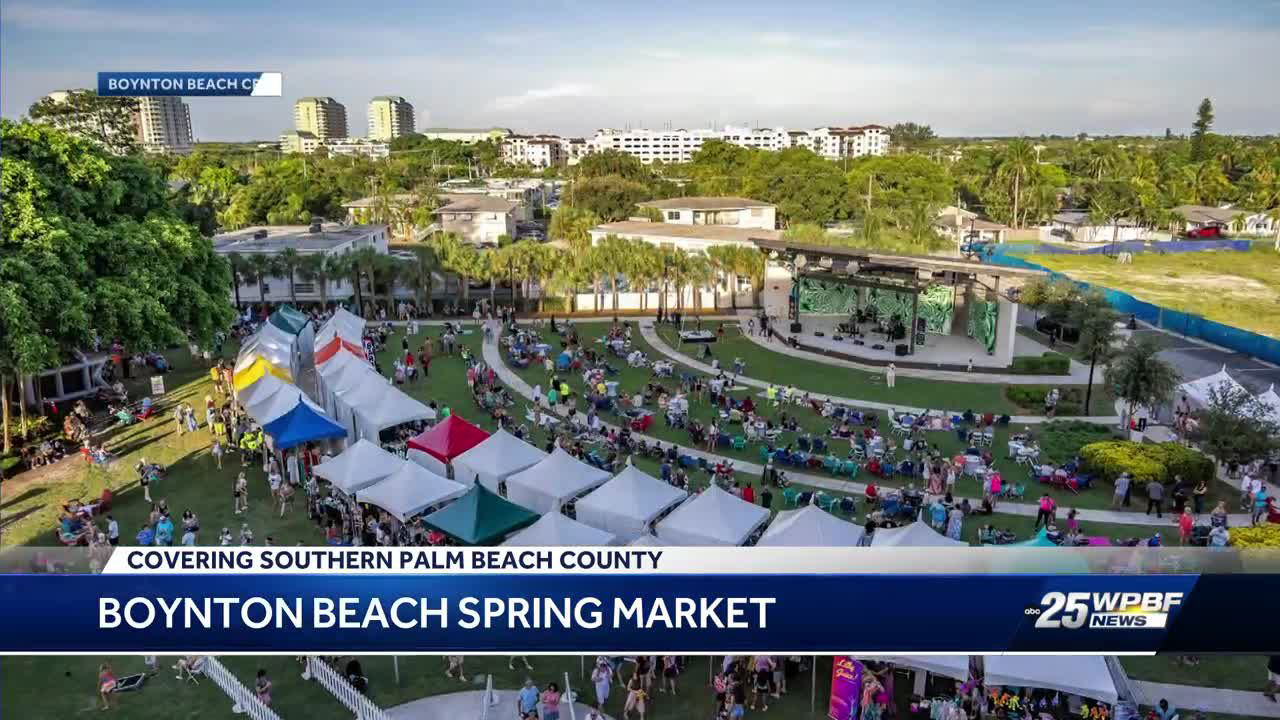Spring Market brings community together in downtown Boynton Beach