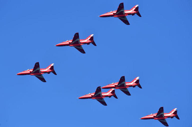 Red Arrows 2024 summer schedule confirmed with airshows near Greater