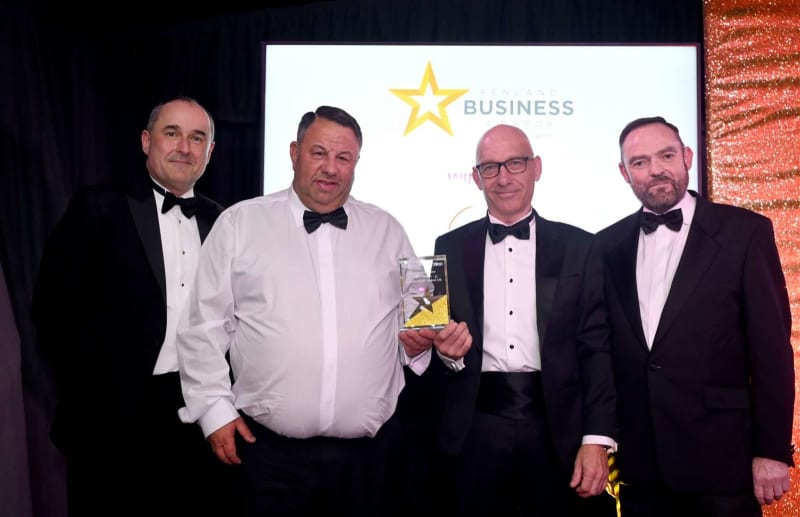 goldstar metal traders limited in march are environmental champions in fenland citizen business awards