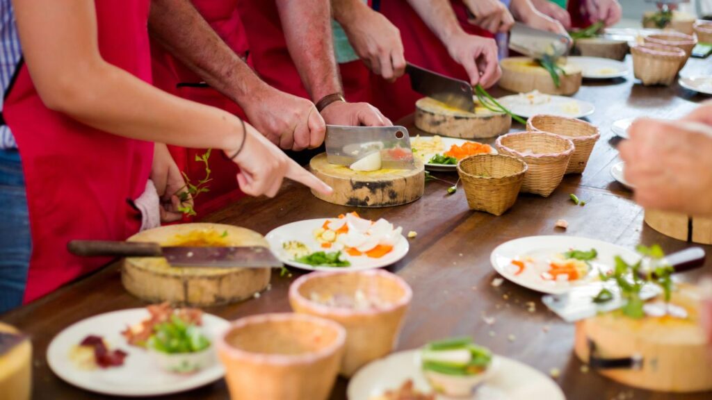 <p>For one last food-themed activity, why not take it further and learn how to produce the mouth-wateringly good dishes you can try in Chiang Mai? Chiang Mai is one of the best places in Thailand to <a href="https://viator.tp.st/uui9mT23" rel="nofollow noopener sponsored">take a cooking class</a>. It offers dishes unavailable in other regions (such as Khao Soi), and the prices are very reasonable. You can learn to make the most popular Thai dishes, such as Pad Thai, Green Curry, and Tom Yum. Most classes also email you the recipes so you know how to make them once you get home.</p>