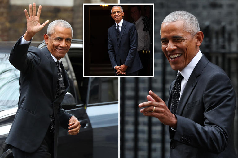 Obama sparks buzz with surprise visit to 10 Downing Street amid Buckingham Palace drama
