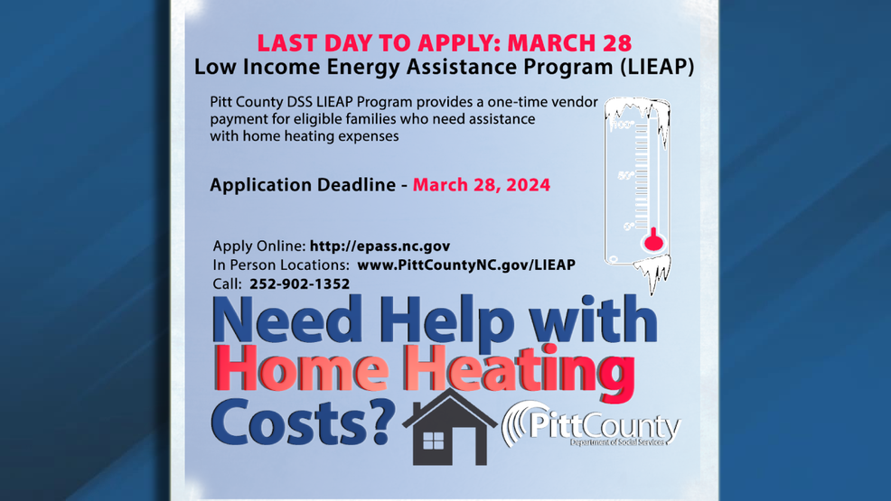 Deadline Approaches For Pitt County's Low-income Energy Assistance ...