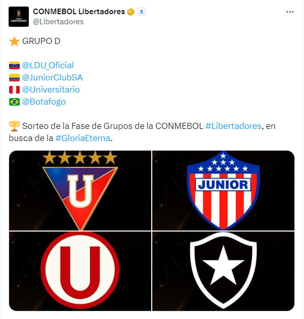 ¡Confirmado! fechas y horarios del fixture de Universitario en la Copa