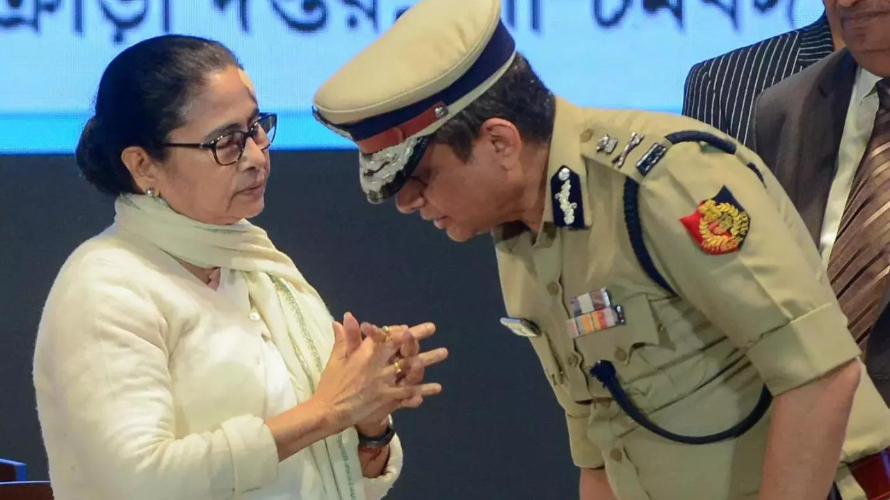 who's shunted west bengal top cop rajeev kumar, considered 'close' to cm mamata?