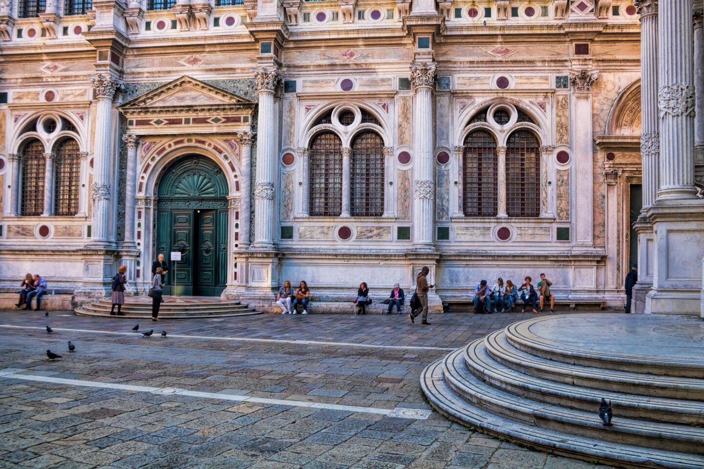 <a>The Scuola Grande di San Rocco building remains almost untouched since its construction in the mid-1400s.</a>
