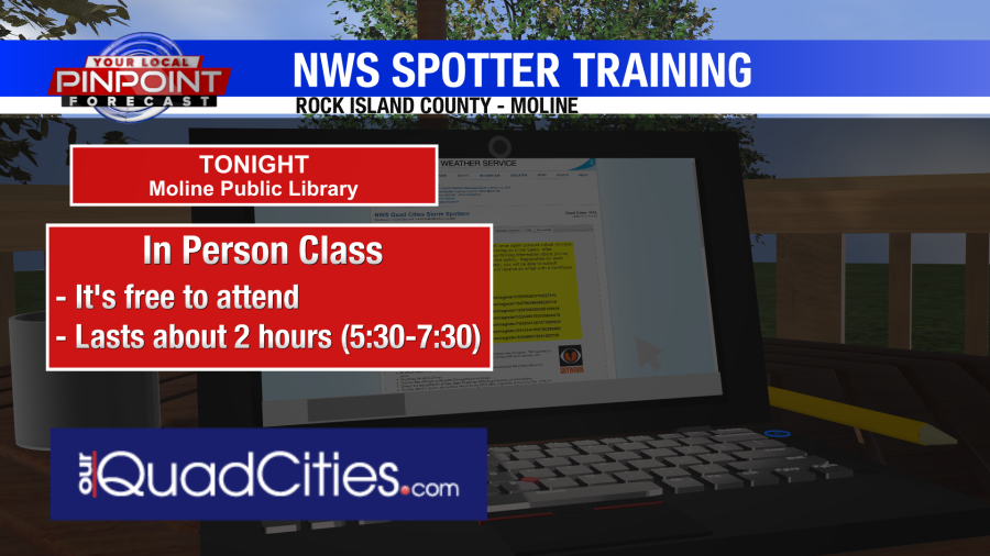 NWS Offers Free Severe Weather Spotter Training Course In Moline