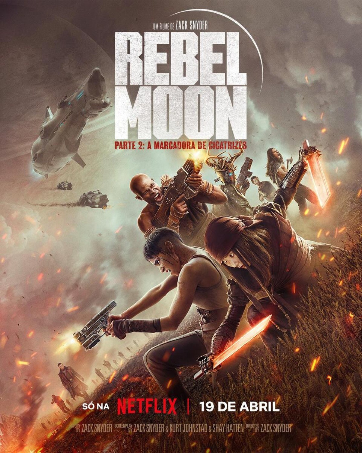 trailer | netflix apresenta parte 2 de “rebel moon”