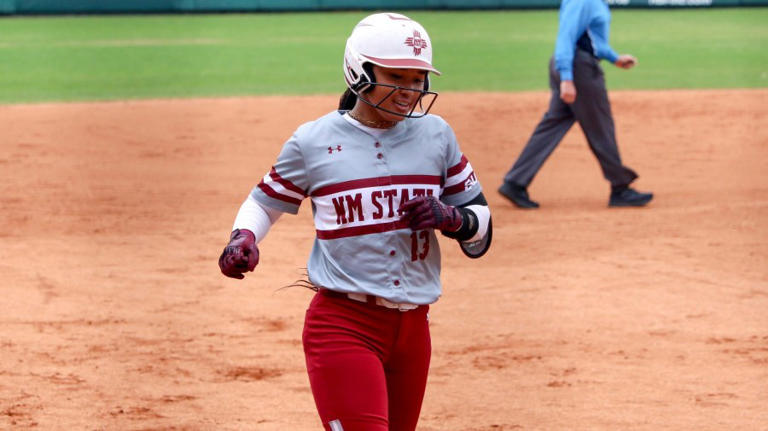 NMSU softball’s Desirae Spearman named CUSA Freshman of the Week