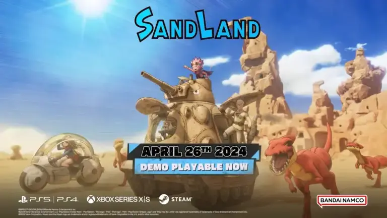 ▲《Sand Land》遊戲試玩版今（19）日上線，正式發行時間為4 月 26 日。（圖／取自steam）