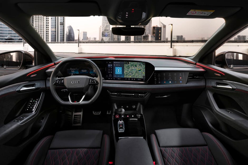 android, 2025 audi q6 e-tron is a tiny tech powerhouse: electric suv first drive