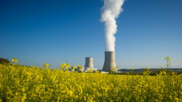La centrale nucléaire de Civaux, l'une des plus jeunes du parc nucléaire français, a été choisie pour installer un service d’irradiation de matériaux sur le site. Une fois irradiés, ces matériaux serviront pour produire du Tritium. AFP/GUILLAUME SOUVANT
