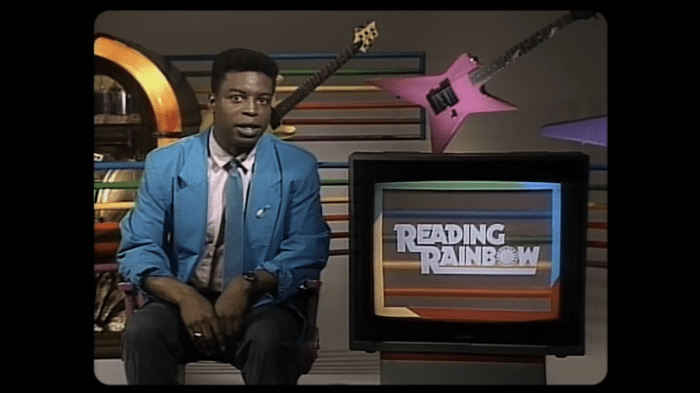 LeVar Burton as host of “Reading Rainbow.”Read a Book LLC
