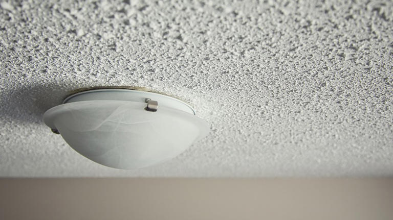 The Stunning DIY You Need To Cover Up Popcorn Ceilings On A Budget