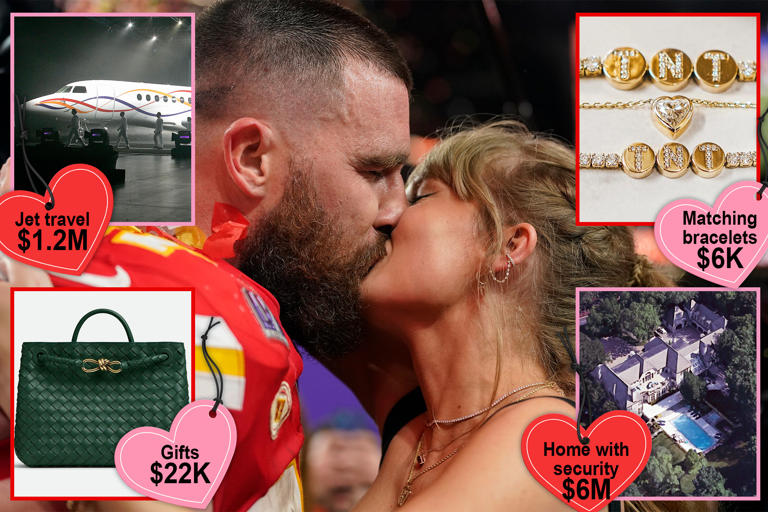 The high cost of Travis Kelce dating Taylor Swift: More than $8M spent on planes, gifts, a new home & more