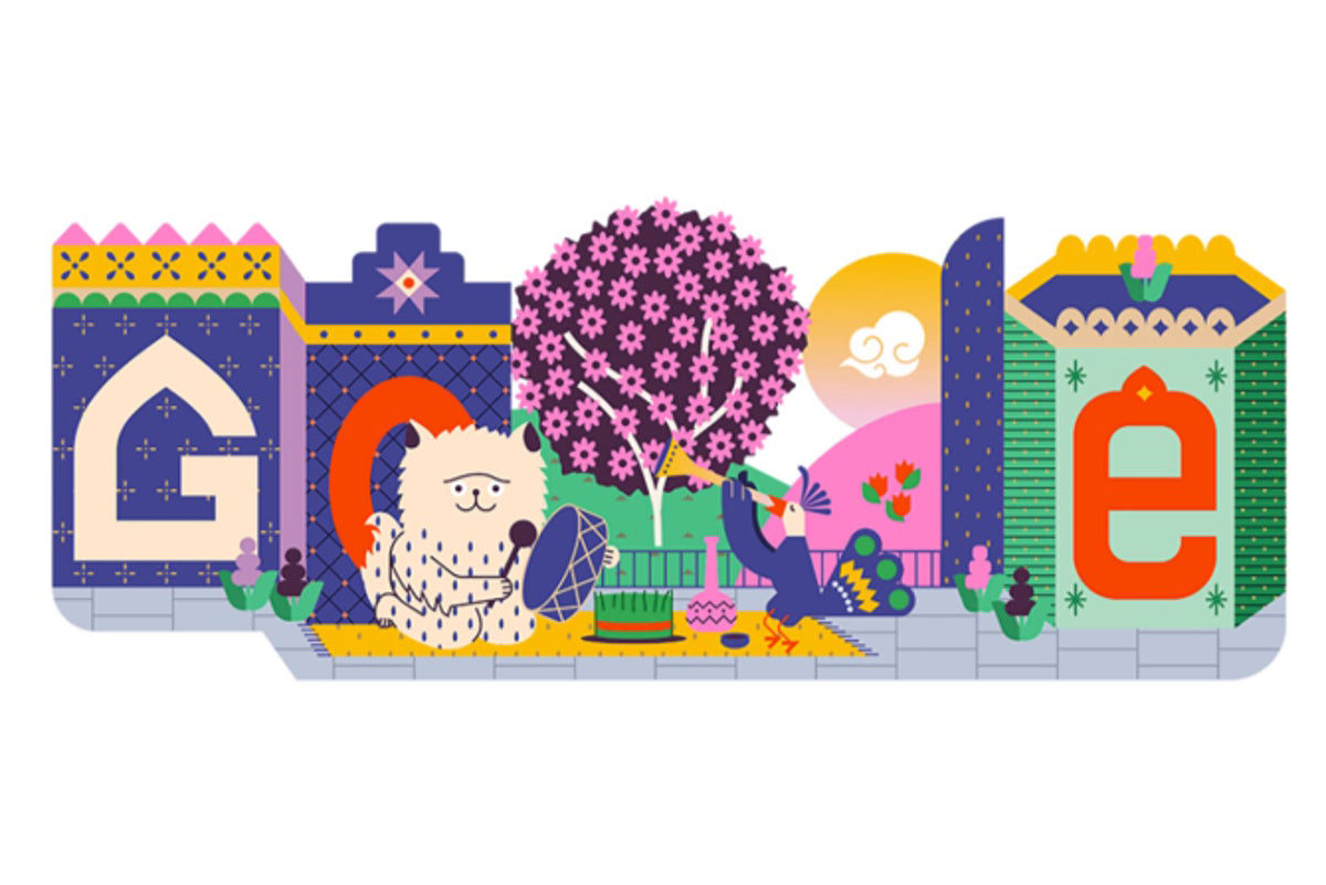 Google Doodle celebrates the 3,000 year old tradition Nowruz