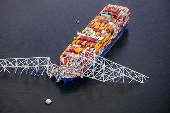 PHOTOS: Cargo ship crashes into Baltimore Key bridge