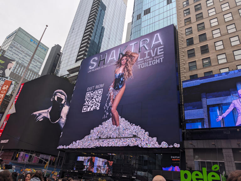 Shakira convoca a miles de personas en un concierto gratis en Nueva York