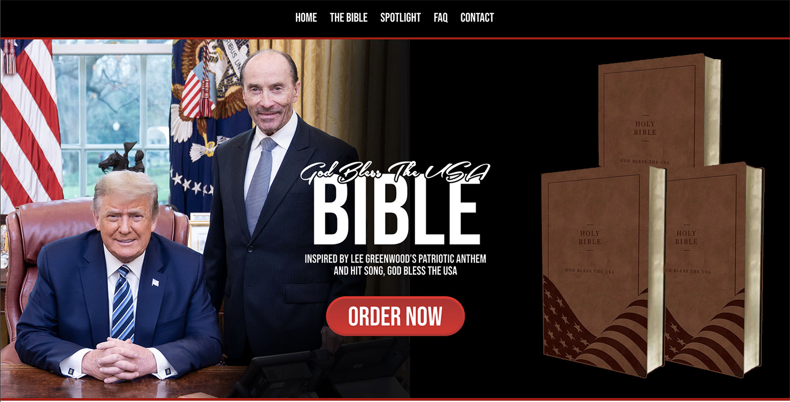 In Video Ad, Donald Trump Endorses 'God Bless The USA' Bible For Every ...