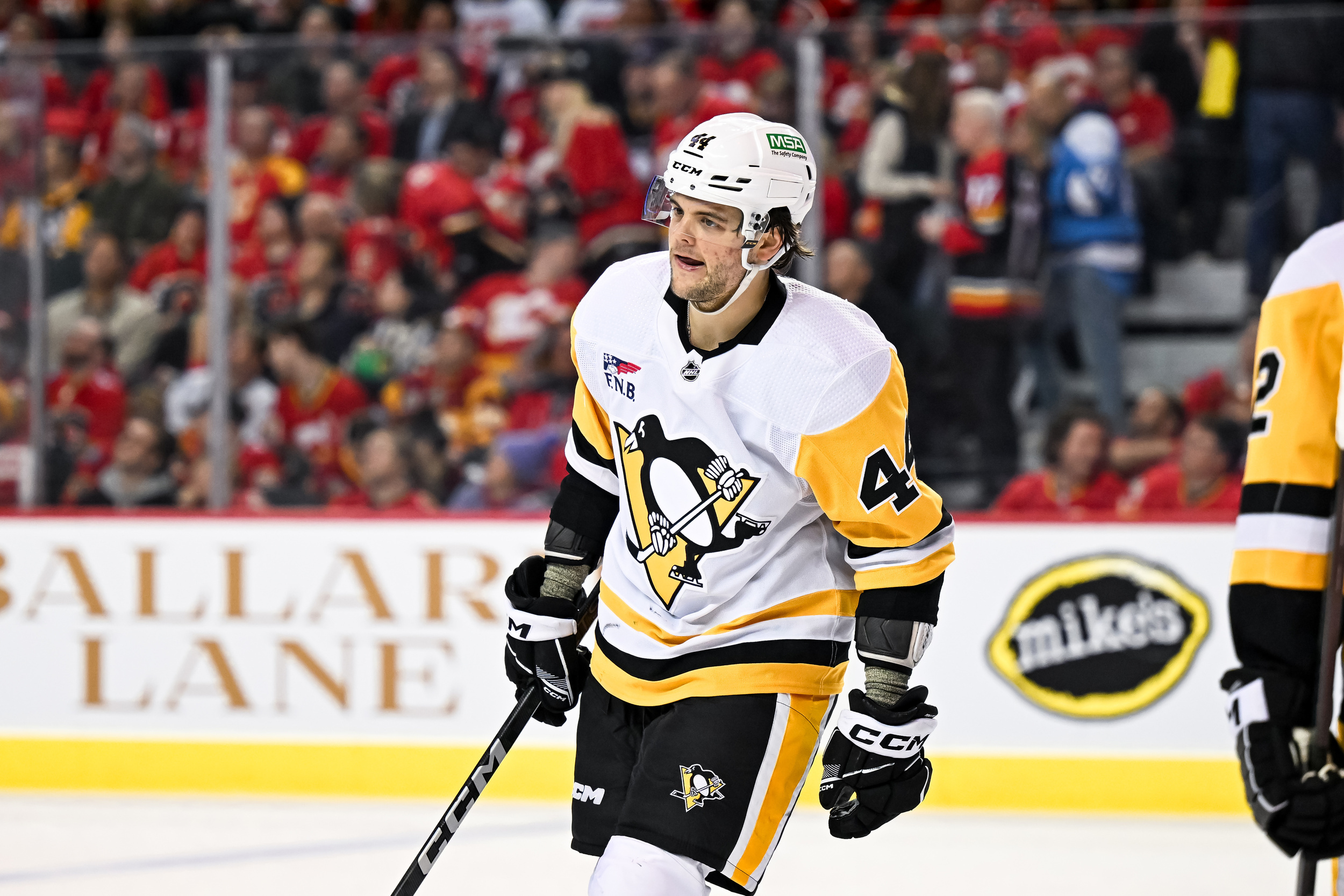 penguins recall young forward for eighth time this season