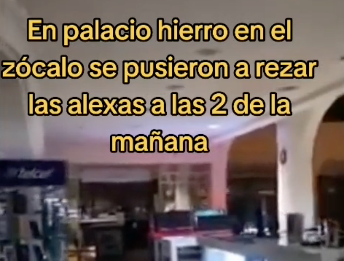 amazon, captan dispositivos “alexa” rezando en una tienda departamental en méxico