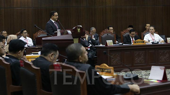 sidang sengketa pilpres, tim hukum amin singgung para menteri jokowi yang menangkan prabowo-gibran