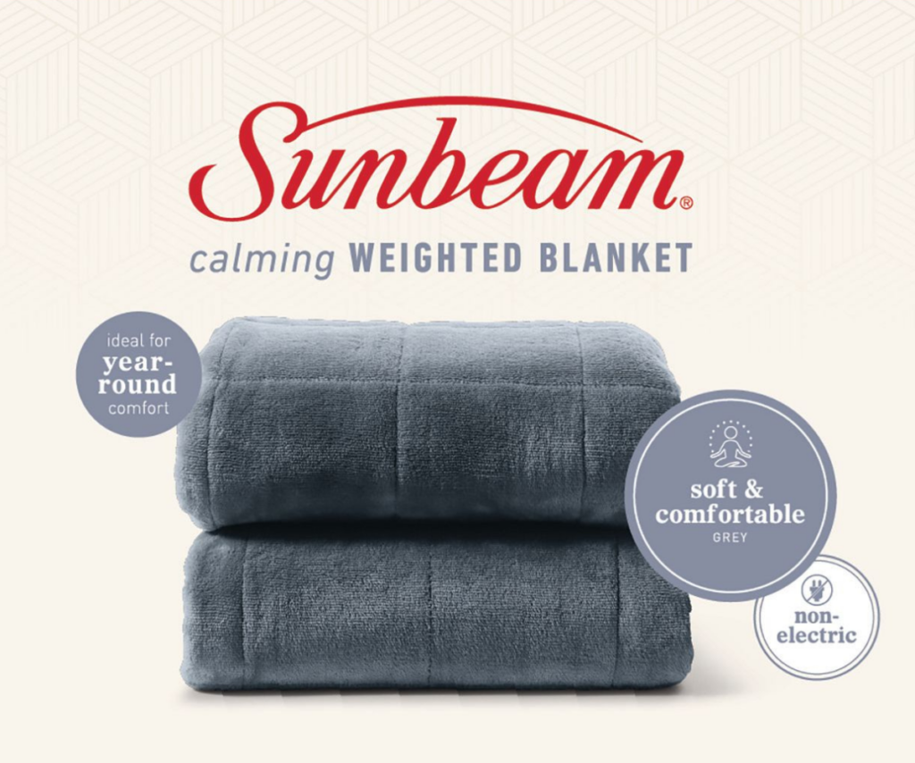 drift off into restful slumber with these extra-cosy weighted blankets