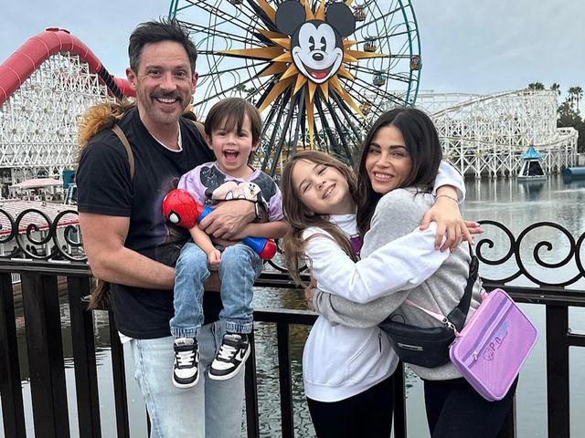 Jenna Dewan Instagram Jenna Dewan and Steve Kazee pose with kids Everly Tatum and Callum Kazee
