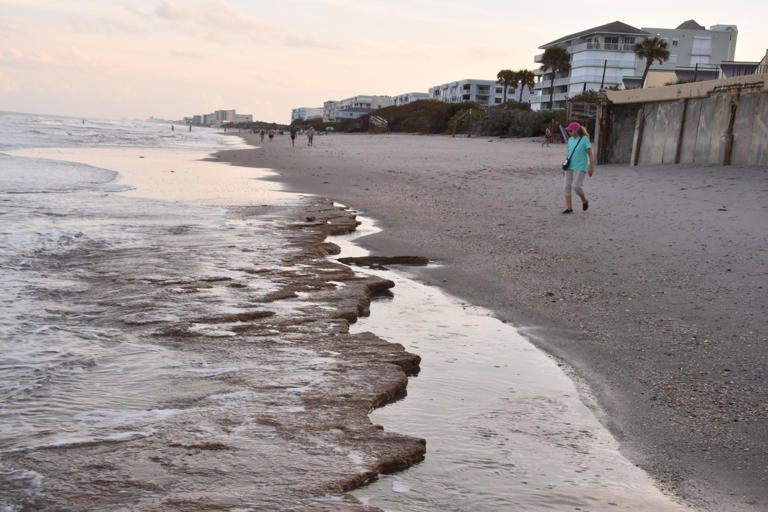 Brevard's beach project battles high tides