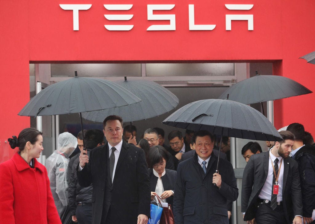 microsoft, tesla's easy ride in china may be coming to an end