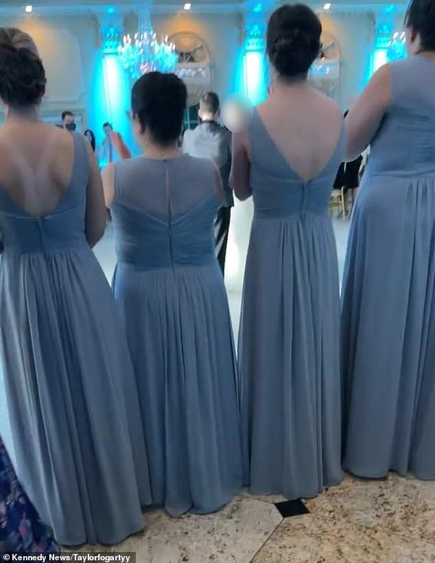 i accidentally showed up to a wedding wearing exactly the same dress as the bridesmaids - the bride was fuming and people say i'm to blame
