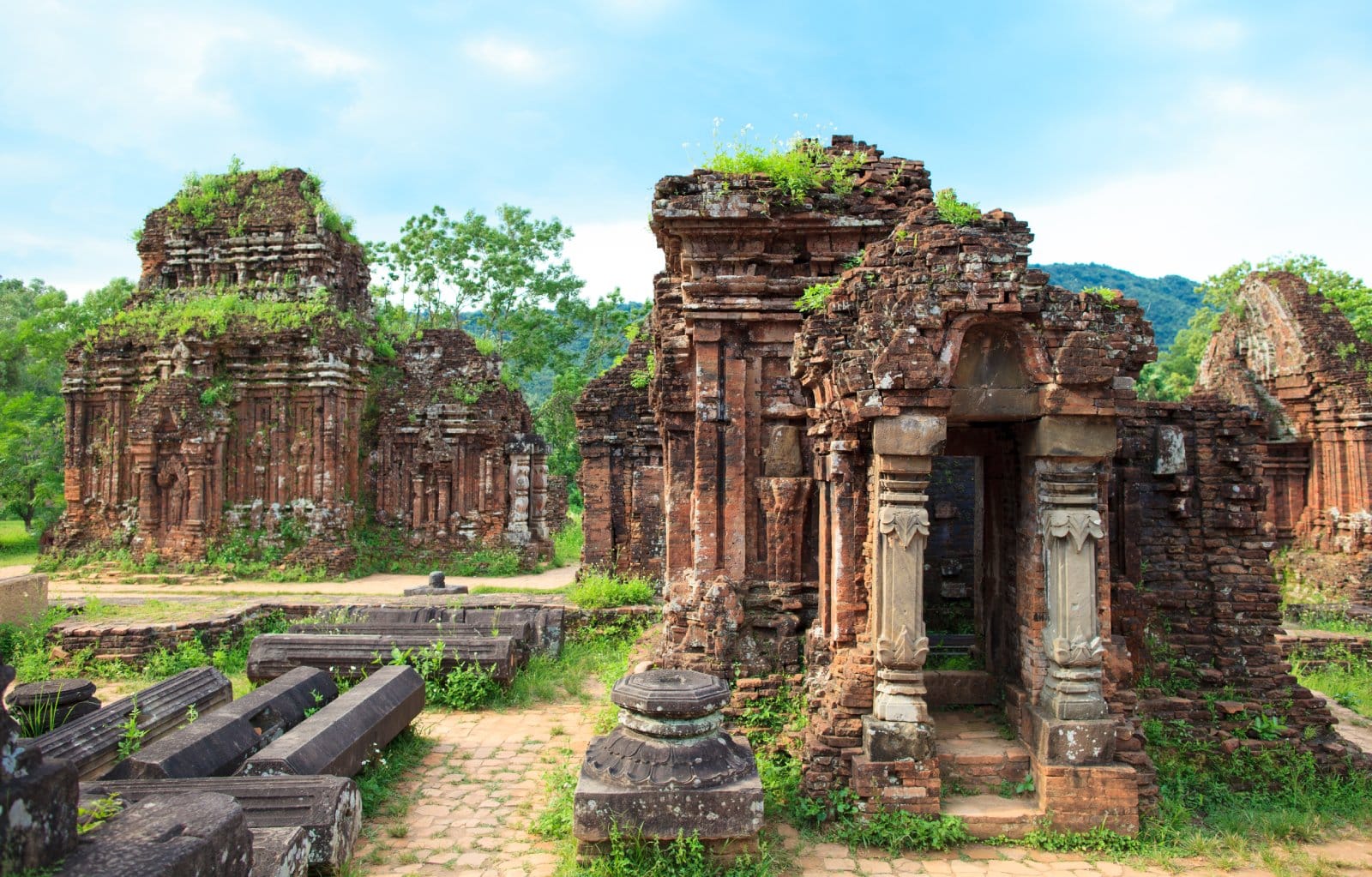 <p class="wp-caption-text">Image Credit: Shutterstock / upslim</p>  <p><span>My Son Sanctuary, a UNESCO World Heritage site near Hoi An, is an ancient temple complex that was once the spiritual center of the Champa Kingdom. Veterans leading tours here provide not only historical context about the Champa civilization but also recount the sanctuary’s significance during the Vietnam War, including damage sustained from bombing. The juxtaposition of ancient history and recent conflict offers a unique perspective on Vietnam’s layered past.</span></p>